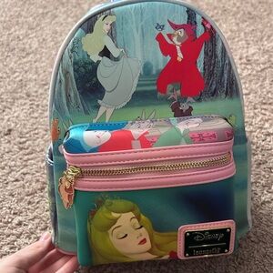 Disney Loungefly Sleeping Beauty Mini Backpack